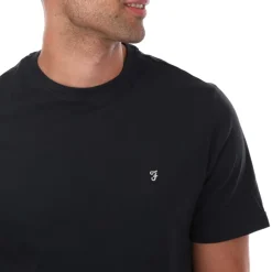 Farah Mens Eddie Short Sleeve T-Shirt in Navy