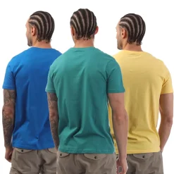Farah Mens Jeston 3 Pack T-Shirts in Multi colour