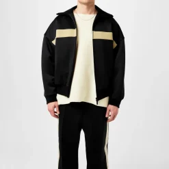 Fear Of God Stripe Track Jacket in Black