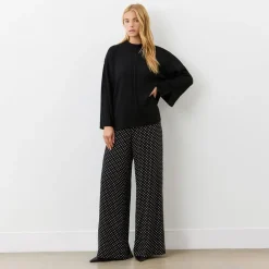 Finery Frankie Long Sleeve Jumpsuit in Black