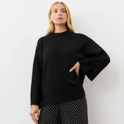 Finery Frankie Long Sleeve Jumpsuit in Black