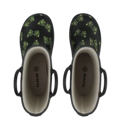 Firetrap Boys Graphic Print Wellington Boots in Black