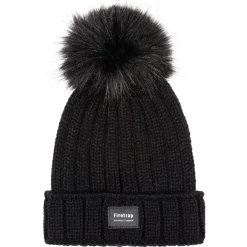 Firetrap Cable Knit Hat Ladies in Black