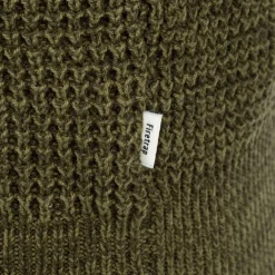 Firetrap Classic Crew Neck Knitwear in Green