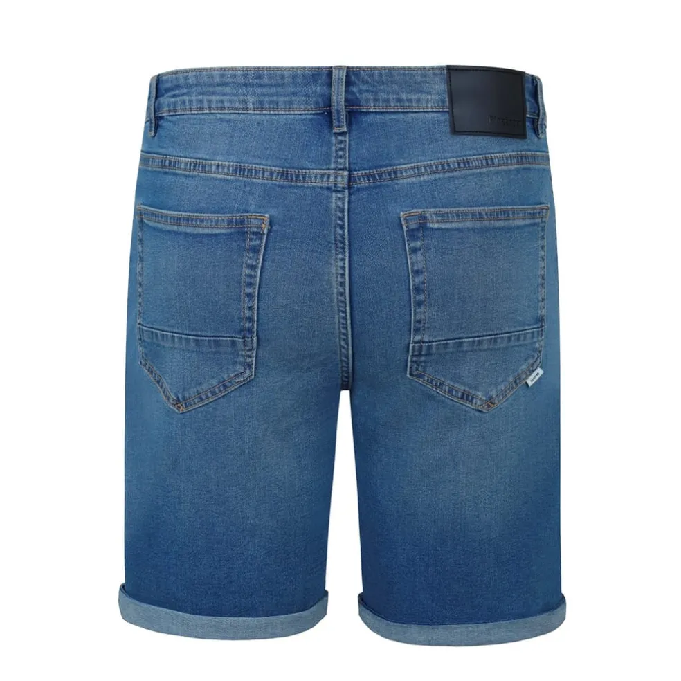 Firetrap Denim Jean Shorts in Blue