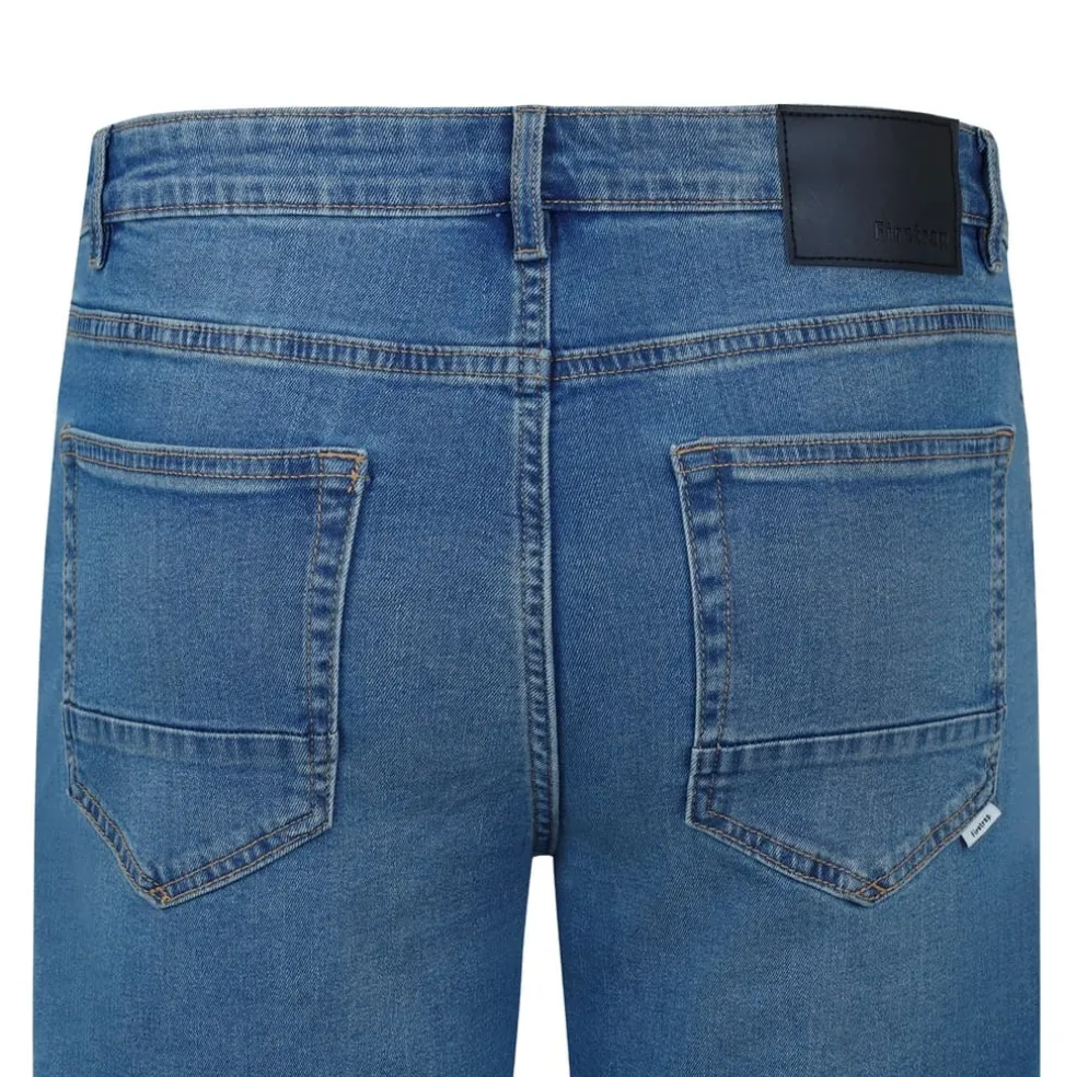 Firetrap Denim Jean Shorts in Blue