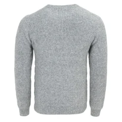 Firetrap Long Sleeve Crew Neck Sweater in Grey