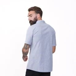 Firetrap Mens Classic Oxford Short Sleeve Shirt in Blue