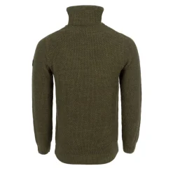 Firetrap Mens Cowl Neck Jumper in Green