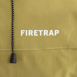 Firetrap Mens Windprf Jacket in Yellow