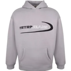 Firetrap Oversize Fit Hooded Sweatshirt in Grey