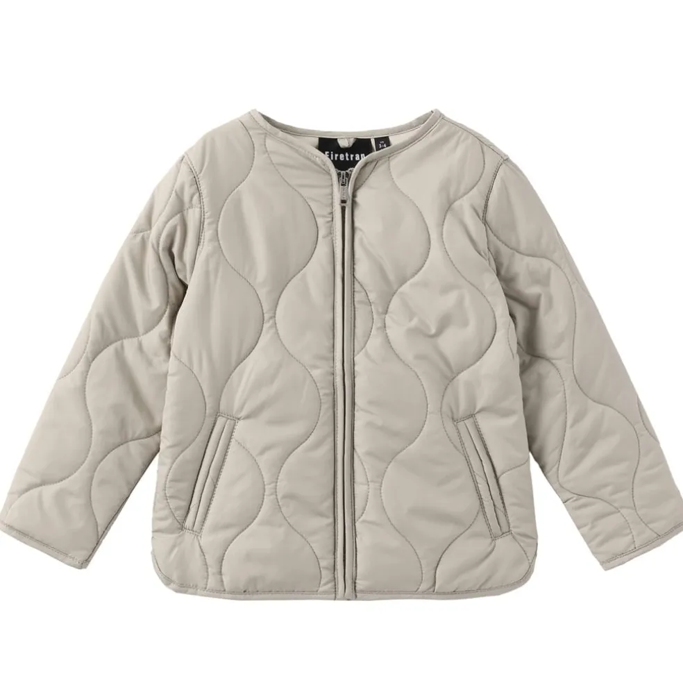 Firetrap Quilted Jacket in Beige