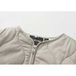 Firetrap Quilted Jacket in Beige