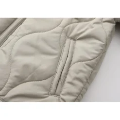 Firetrap Quilted Jacket in Beige