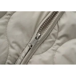 Firetrap Quilted Jacket in Beige