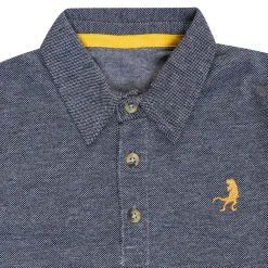 Firetrap Regular Fit Long Sleeve Polo Shirt in Multi