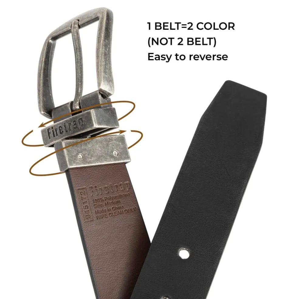 Firetrap Reversible Belt in Black