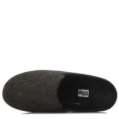 Fit Flop Chrissie II Haus e01 Felt Slippers in Black