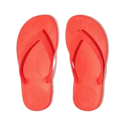 Fit Flop Girls iQushion Ergonomic Flip Flops in Orange