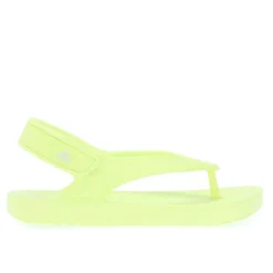 Fit Flop Girls iQushion Ergonomic Back Strap Flip Flops in Yellow