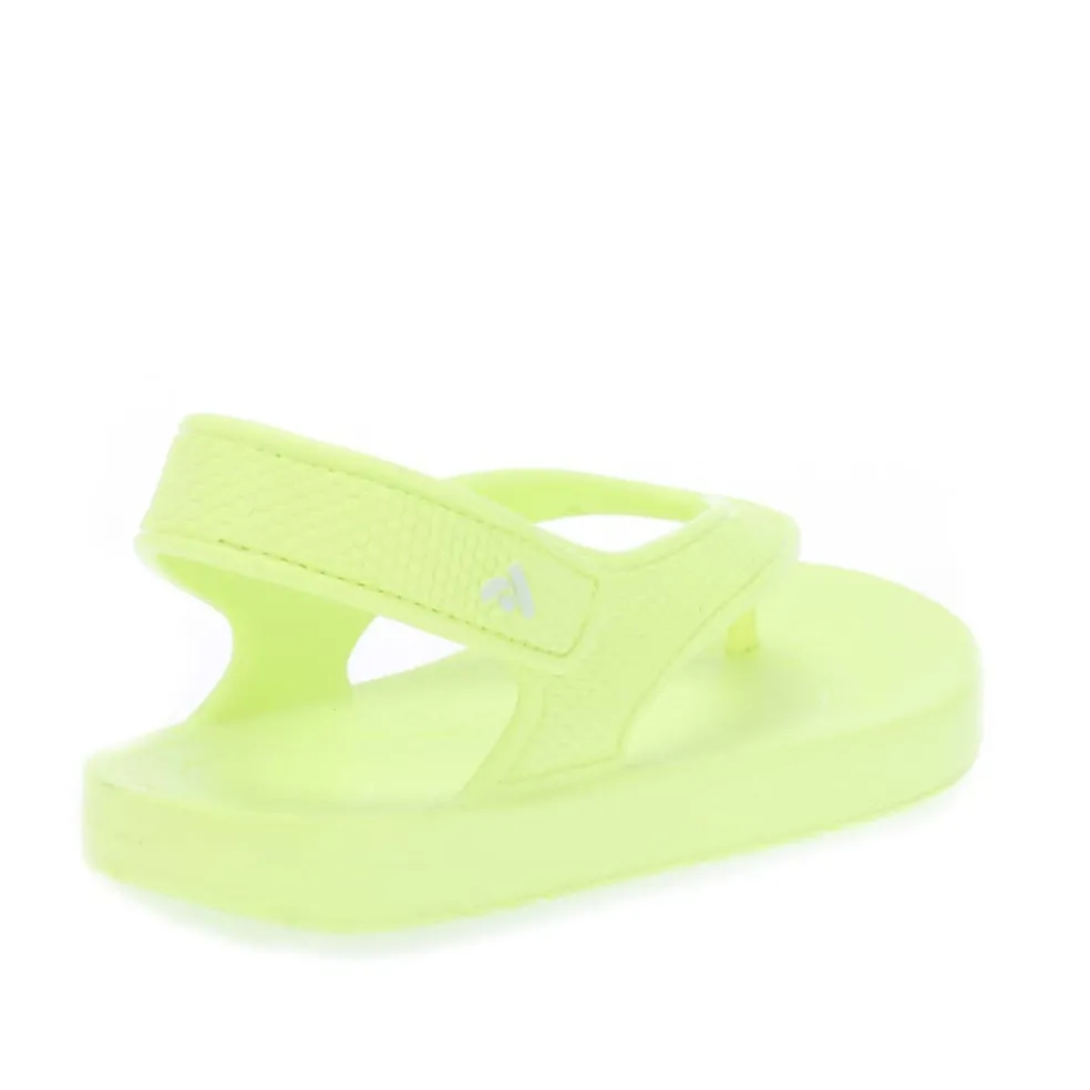 Fit Flop Girls iQushion Ergonomic Back Strap Flip Flops in Yellow