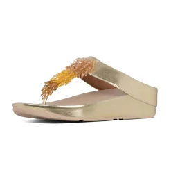 Fit Flop Rumba Ombre Toe-Thong Sandals in Beige