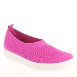Fit Flop Uberknit Slip On Ballet Pumps in Violet