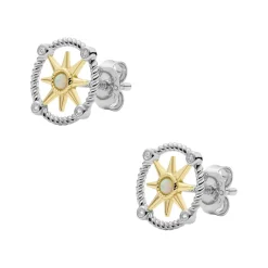 Fossil Stainless Steel Earrings in White