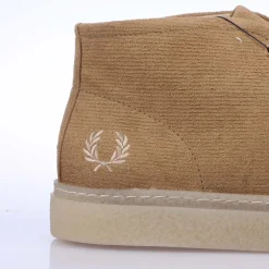 Fred Perry Hawley Corduroy Boots in Stone