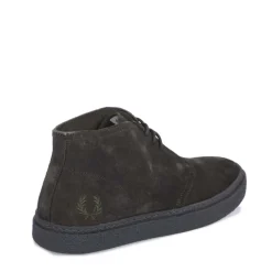 Fred Perry Hawley Suede Boots in Green