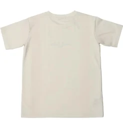 Fred Perry Juniors Embroidered T-Shirt in Ecru