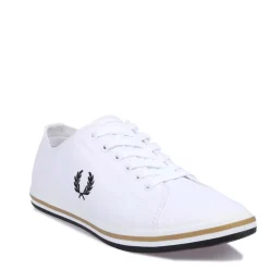 Fred Perry Kingston Twill Trainers in White