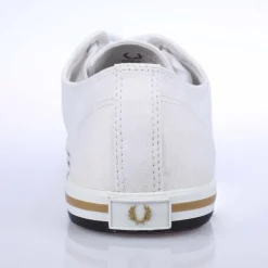 Fred Perry Kingston Twill Trainers in White