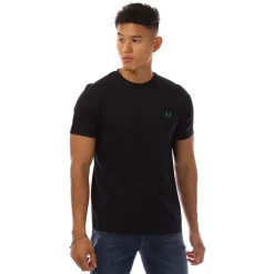 Fred Perry Location T-Shirt in Black