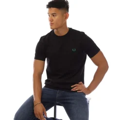 Fred Perry Location T-Shirt in Black