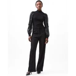 French Connection Krista Turtleneck Regular Fit Sweater in Black