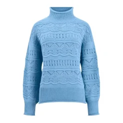 French Connection Linny Funnel Neck Regular Fit Sweater in Blue