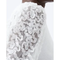 French Connection Luvvy Crew Neck Regular Fit Sweater in White