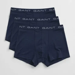 Gant 3 Pack of Trunks in Blue