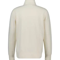 Gant Half Zip Sweatshirt in Cream