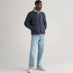 Gant Light Padded Bomber Jacket in Blue