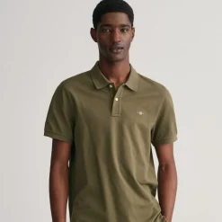 Gant Piqué Polo Shirt in Green
