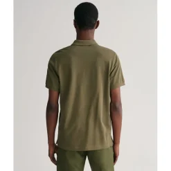 Gant Piqué Polo Shirt in Green