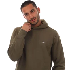Gant Shield Logo Hoodie in Green