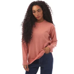 Gant Super Fine Lambswool Crewneck Sweater in Pink