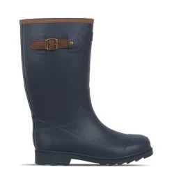 Gelert Fur Welly Boot Ladies in Blue