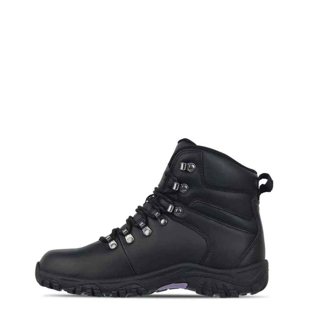 Gelert Leather Ladies Walking Boots in Black