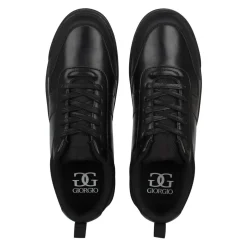 Giorgio Lace Trainers in Black