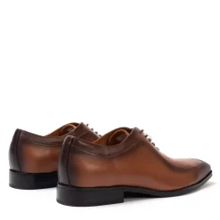 Giorgio Leather Oxford Dress Formal Men Shoes in Brown