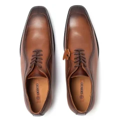 Giorgio Leather Oxford Dress Formal Men Shoes in Brown